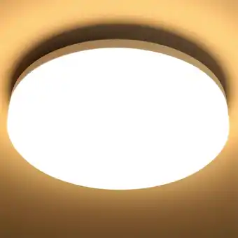 Amazon LE Plafondlamp, 15 W, led-plafondlamp, IP54 waterdicht, 3000 K, 1500 lumen, voor badkamer, slaapkamer, hal, keuken, woonkamer aanbieding