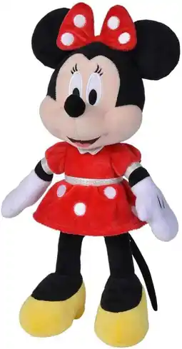 Amazon Nicotoy 6315870229 - Disney Minnie Mouse, rode jurk, 35 cm, vanaf 0 maanden, knuffel, babygeschenk aanbieding