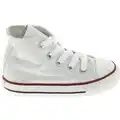 Spartoo Converse Babyslofjes All Star Hi BB Blanc aanbieding