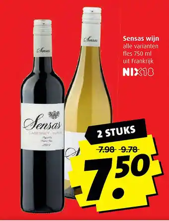 Boni Sensas wijn aanbieding