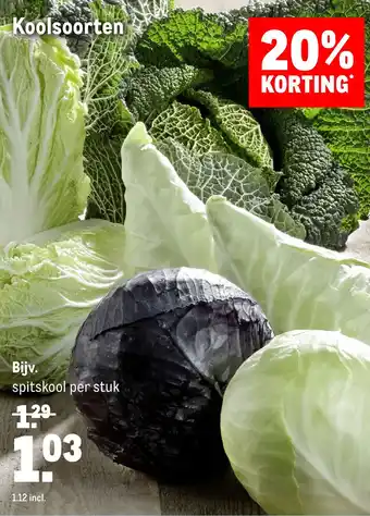 Makro Koolsoorten aanbieding