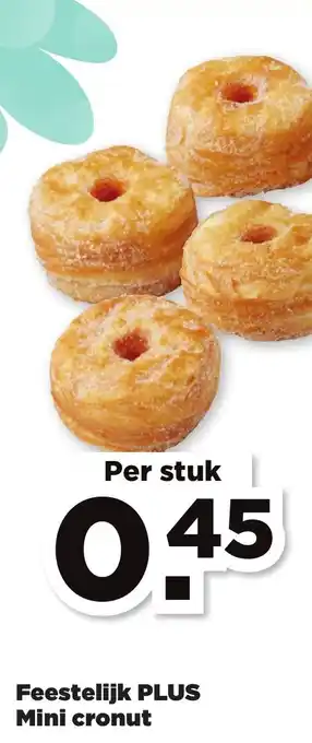 PLUS Feestelijk Mini cronut aanbieding