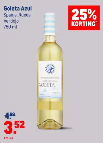 Makro Goleta Azul aanbieding