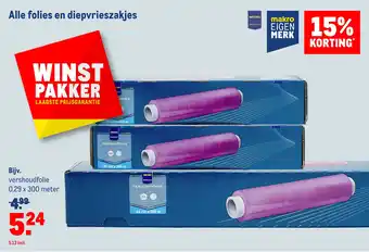 Makro Alle folies en diepvrieszakjes aanbieding