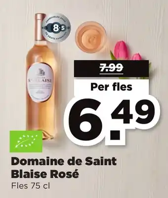 PLUS Domaine de Saint Blaise Rosé 75 cl aanbieding