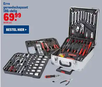 Makro Erro gereedschapsset 186-delig aanbieding