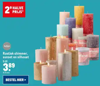 Makro Rustiek shimmer, sunset en silhouet aanbieding