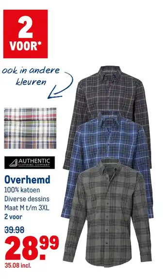 Makro Overhemd aanbieding