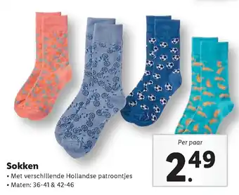 Lidl Sokken 36-41/42-46 aanbieding