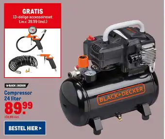 Makro Compressor 24 liter aanbieding