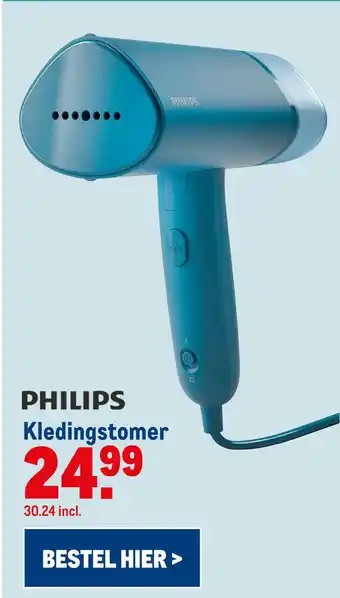 Makro PHILIPS Kledingstomer aanbieding