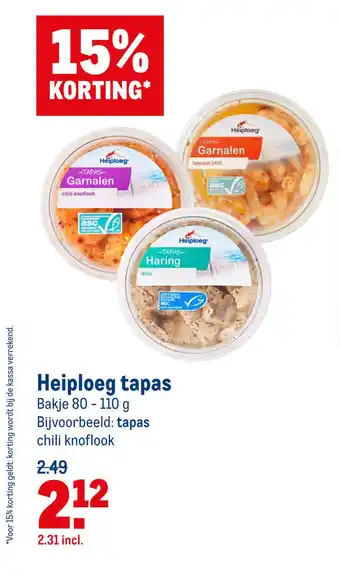 Makro Heiploeg tapas aanbieding