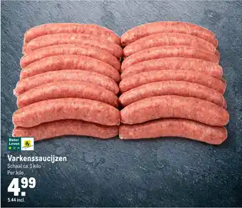 Makro Varkenssauciizen aanbieding