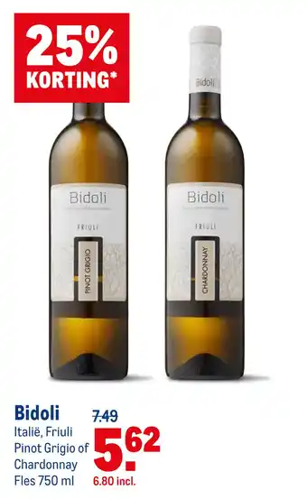 Makro Bidoli aanbieding