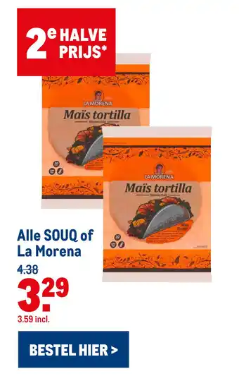 Makro Alle SOUQ of La Morena aanbieding