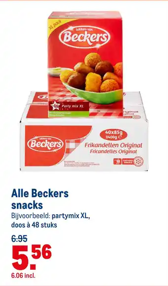 Makro Alle Beckers snacks aanbieding