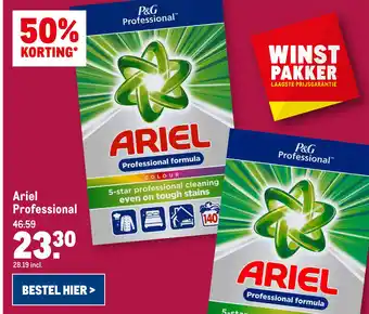 Makro Ariel Professional aanbieding