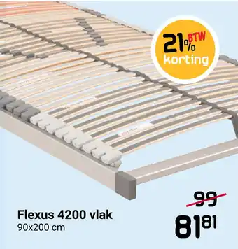 Beddenreus Flexus 4200 vlak aanbieding