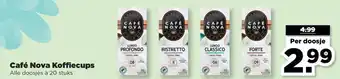 PLUS Café Nova Koffiecups aanbieding