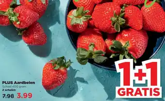 PLUS Aardbeien 400g aanbieding