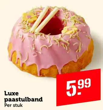 Coop Luxe paastulband aanbieding