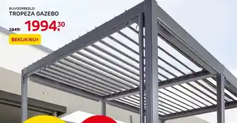 Praxis Tropeza gazebo aanbieding