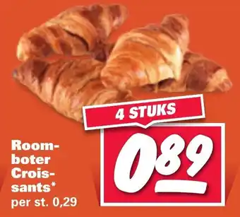 Nettorama Roomboter Croissants 4st aanbieding