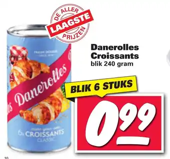 Nettorama Danerolles Croissants 240g aanbieding