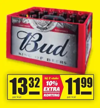 Nettorama Bud krat aanbieding