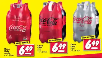 Nettorama Coca-Cola 4*1.5L aanbieding