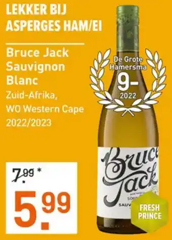 Gall & Gall Bruce Jack Sauvignon Blanc aanbieding