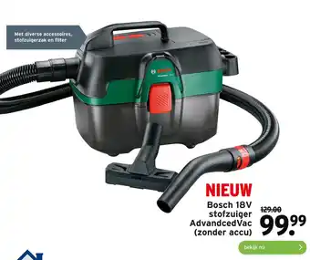 GAMMA stofzuiger AdvandcedVac (zonder accu) aanbieding