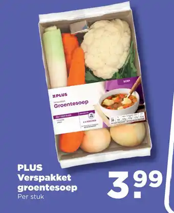 PLUS PLUS Verspakket groentesoep aanbieding