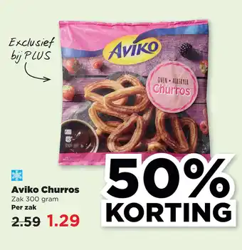 PLUS Aviko Churros aanbieding