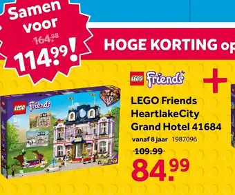 Intertoys LEGO Friends Heartlake City Grand hotel 41684 aanbieding