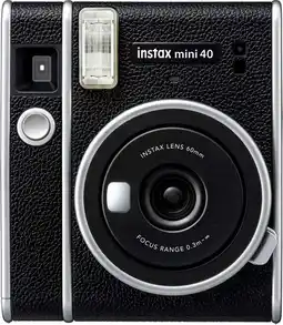 Amazon instax mini 40 Fujifilm Black, instant mini camera aanbieding