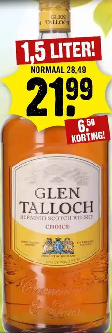 Dirck 3 GLEN TALLOCH 1.5 liter aanbieding