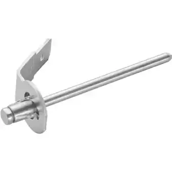 Conrad PB Fastener RIVZN 163 Aarde aansluiting Insteekbreedte: 6.3 mm Insteekdikte: 0.8 mm 180 ° Ongeïsoleerd Metaal 1 stuk(s) aanbieding