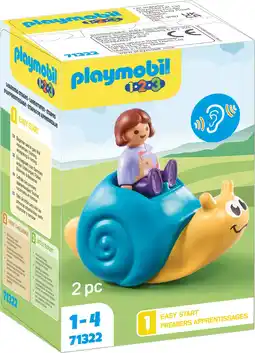 Bol.com PLAYMOBIL 1.2.3 Schommelende slak - 71322 aanbieding