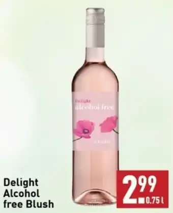 ALDI Delight Alcohol free Blush 0.75L aanbieding