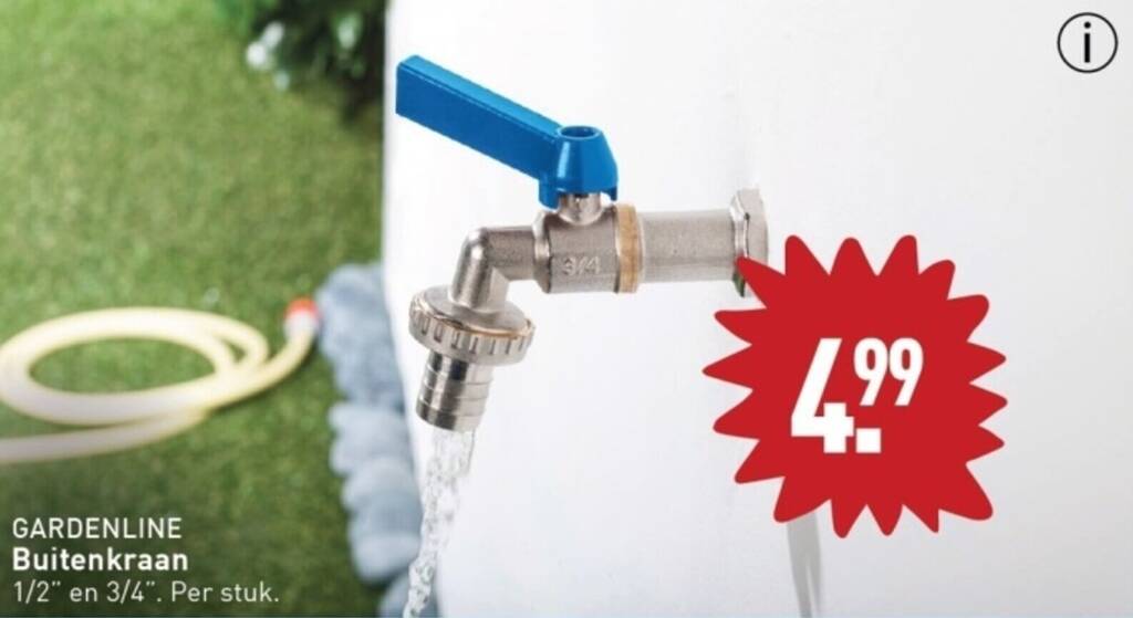 GARDENLINE Buitenkraan aanbieding bij ALDI