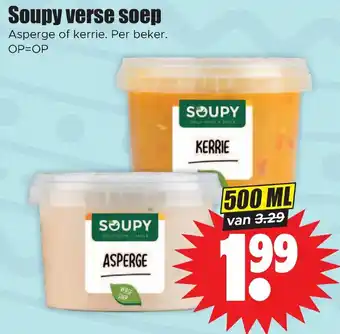 Dirk Soupy verse soep 500ml aanbieding