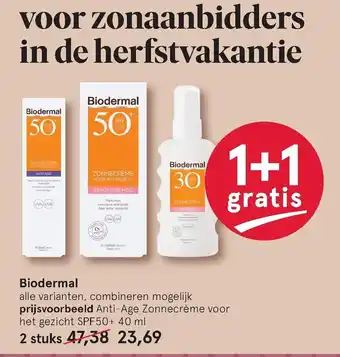 Etos Biodermal 2 stuks aanbieding