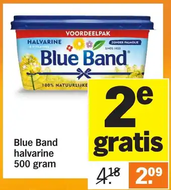 Albert Heijn Blue band halvarine 500 gram aanbieding