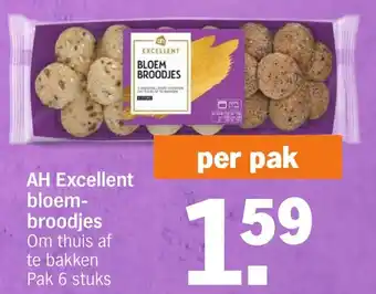 Albert Heijn Excellent bloem broodjes per pak aanbieding