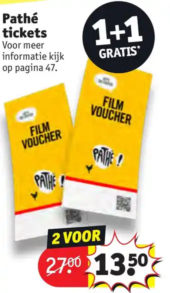 Kruidvat Pathé tickets aanbieding