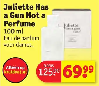 Kruidvat Juliette Has a Gun Not a Perfume 100 ml aanbieding