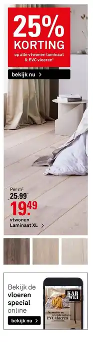 Karwei Vtwonen Laminaat XL aanbieding