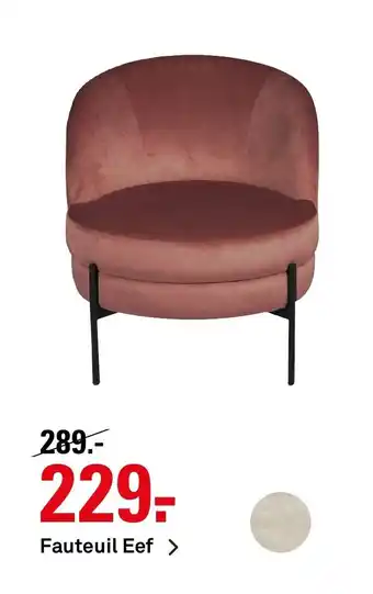 Karwei Fauteuil Eef aanbieding