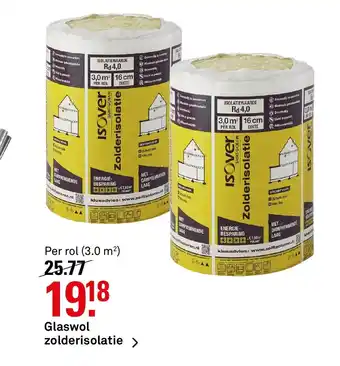 Karwei Glaswol Zolderisolatie aanbieding